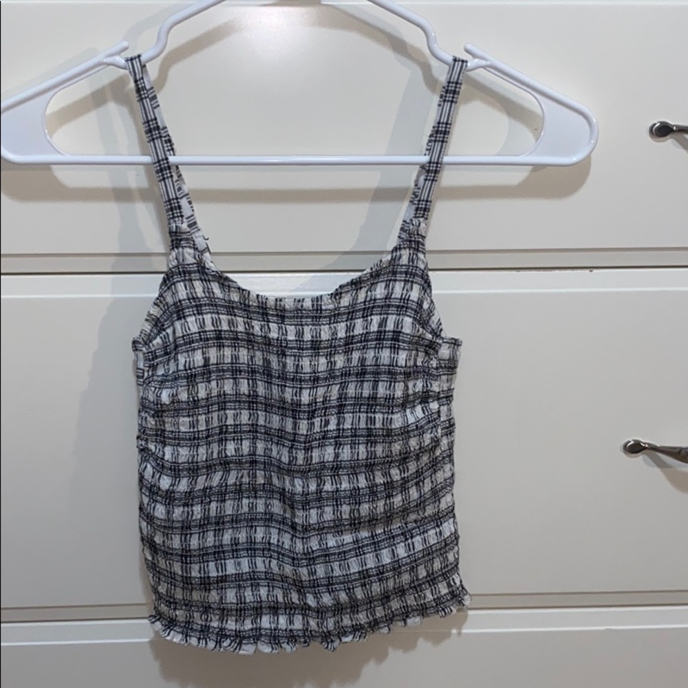 gingham tank top